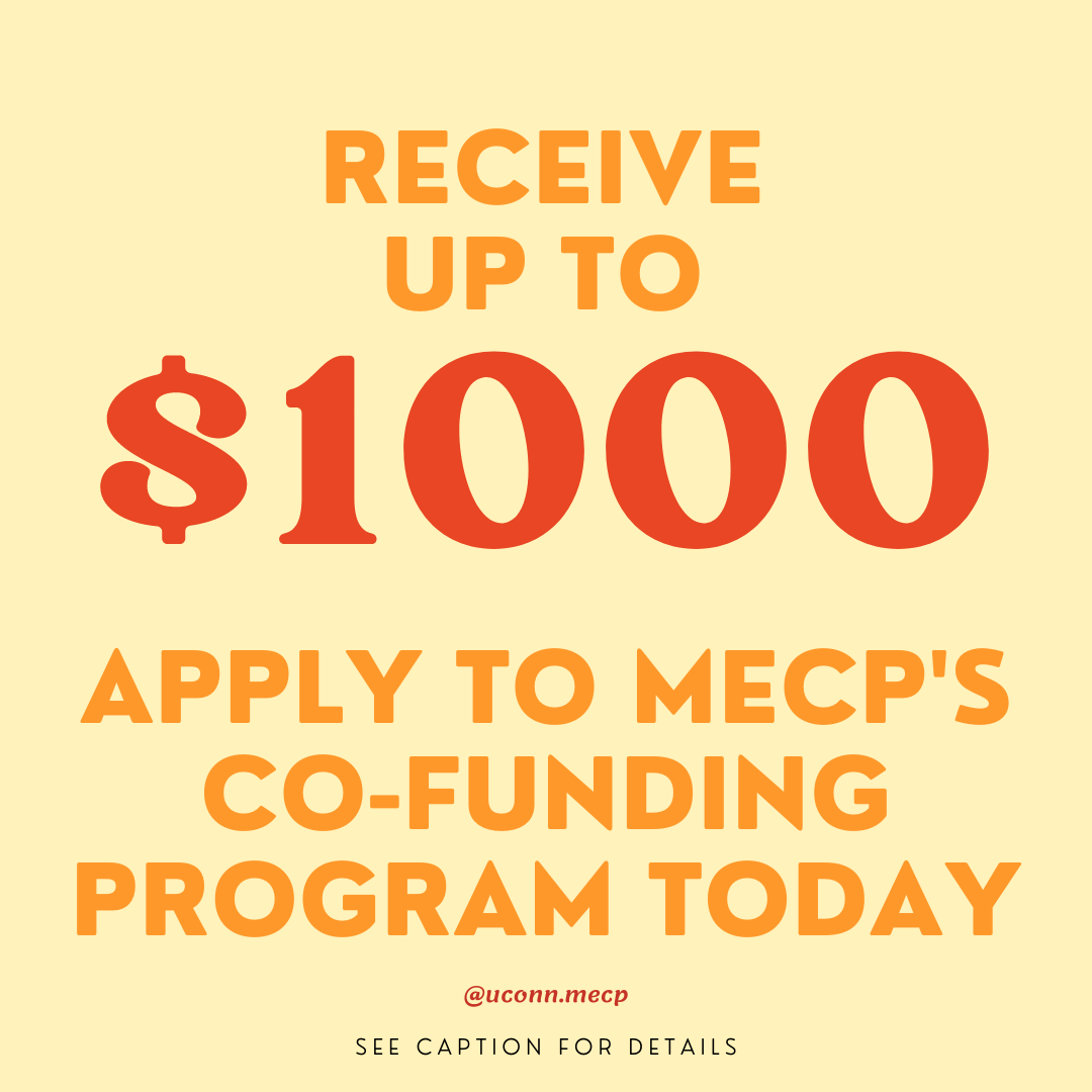 receive up to $1000, apply to mecp's co-funding program today